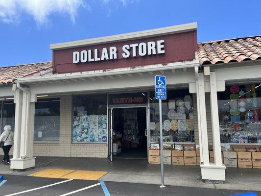 Dollar Store Store Front, Old Town Center, Newark, CA.