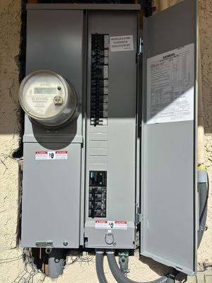 New electrical panel