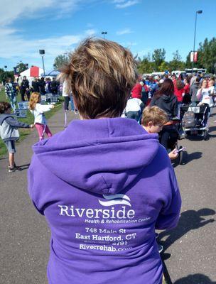 MaryAnn has always been very helpful! We love our sweatshirts! And they made sure you could see the logo under the hood! :)