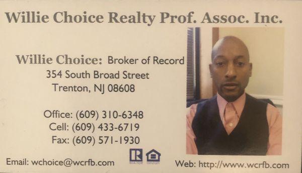 Willie Choice Realty Professional Association