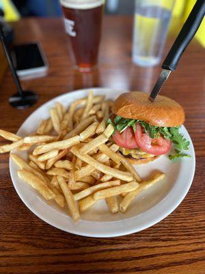 Campfire burger. Best ski resort burger.