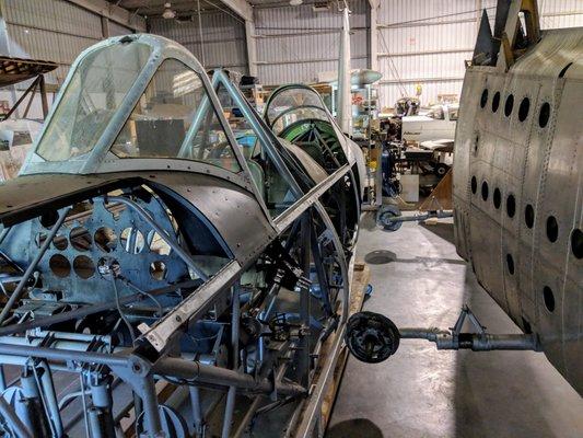 Wilbur's warbird restoration