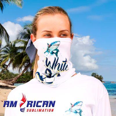 White Shark Buffs American Sublimation USA