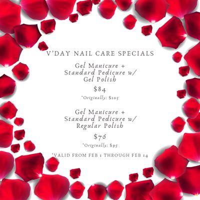 Amethyst + Lavender Valentine's Day Nail Specials