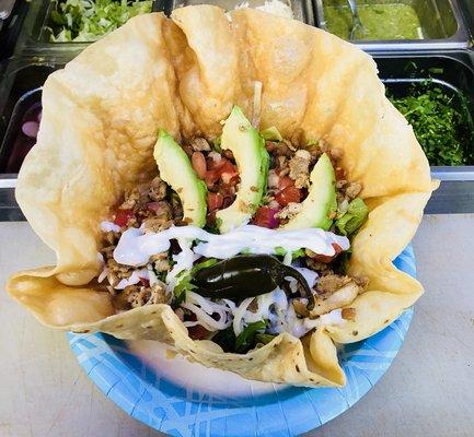 Grilled chicken Taco salad