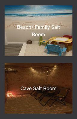 45 minutes of active Salt Therapy in our Salt Cave or Family/Beach Room