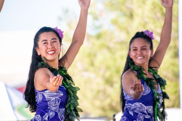 Hula From the Heart (Ka Pā Hula O Kawailehua) performing at the Antelope Valley Fair 2020