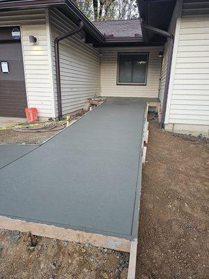 ADA concrete ramp