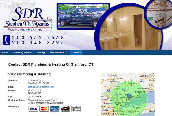 SDR Plumbing and Heating Contractors of Greenwich and Stamford