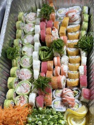 Sushi platter