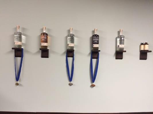 Award winning spirits