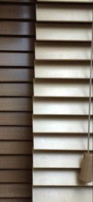 Horizontal Custom Made Blinds ( Fauxwood & Natural Wood )