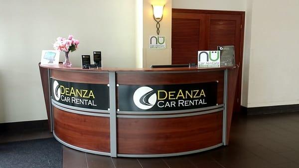 DeAnza Car Rental front desk