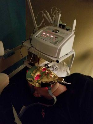 24k Gold Microcurrent & LED non surgical facelift facial