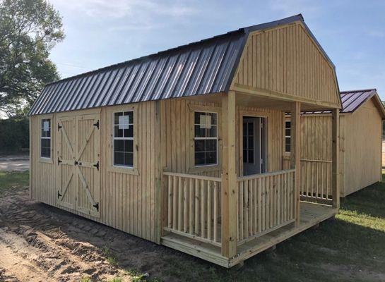 Porch lofted Barn