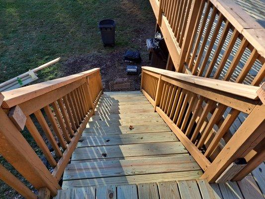 Deck replacement finished