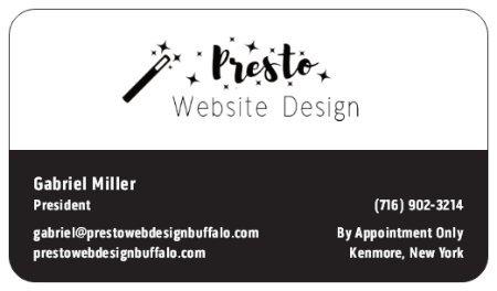 Presto Website Design