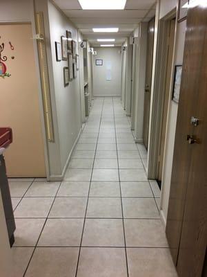 Hallway to Exam Rooms