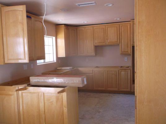 Vista, Ca. - After Fire Damage - Kitchen Rebuild