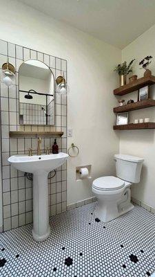 Bathroom cabinet and sink