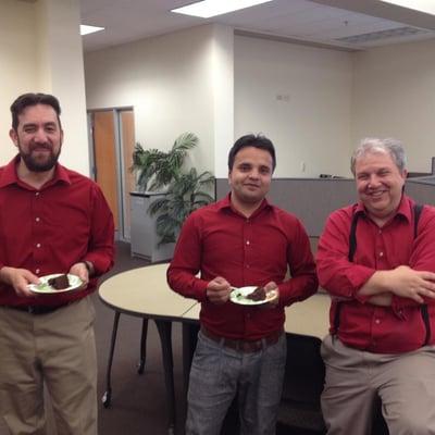 The 3 amigos at J4! We swear this was unplanned!