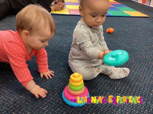 Infants exploring at TLE