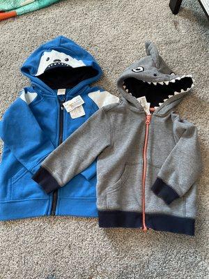 Gymboree hoodies - under $6