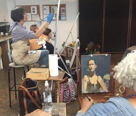 Atlanta Artists in action! Come draw or paint with us!