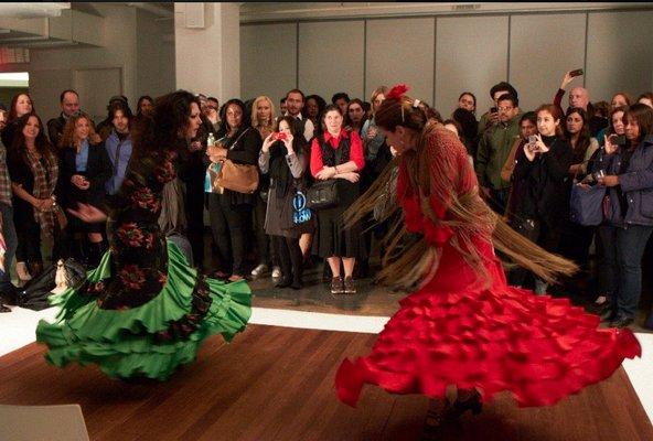 Flamenco y Sol at a private event with guest artist Auxi Fernandez