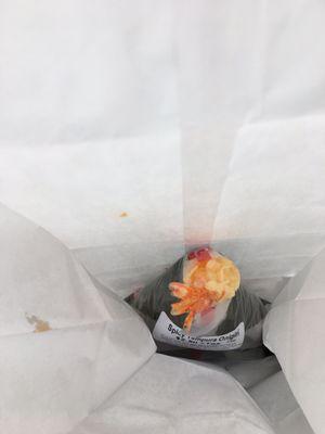 Spicy shrimp onigiri