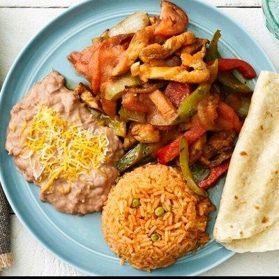 Chicken Fajita plate