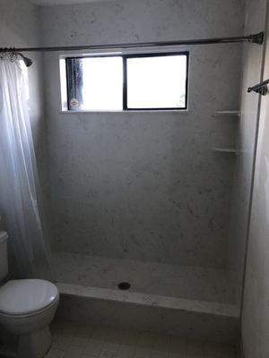 My brand new walk-in shower