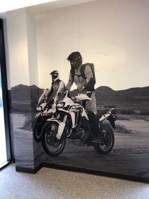 Another wall graphic we printed and installed