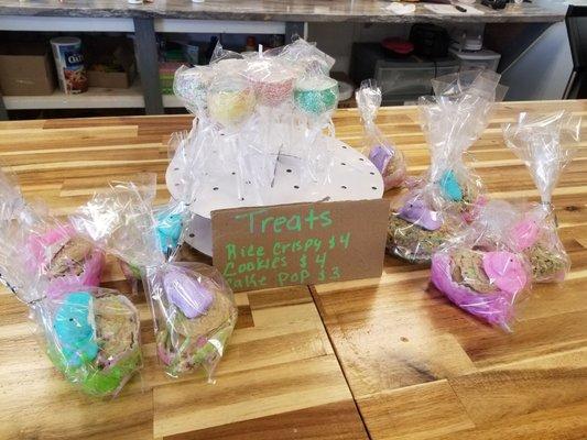 Easter treats for sale.