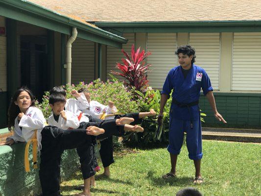 MaeMae Elementary School Belt Test