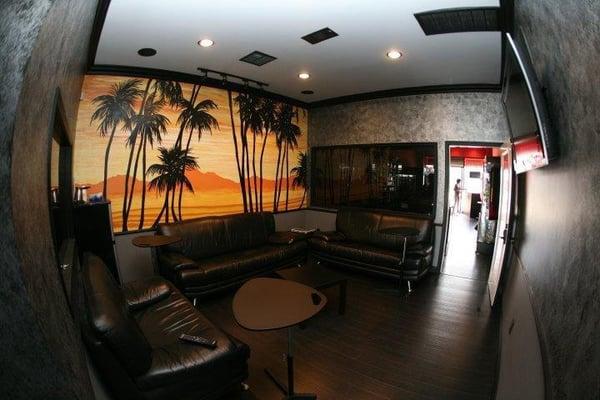 The Lounge at Famous Smoke Shop!! It's All About the Details!