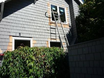 New windows! Shingle work in progress.