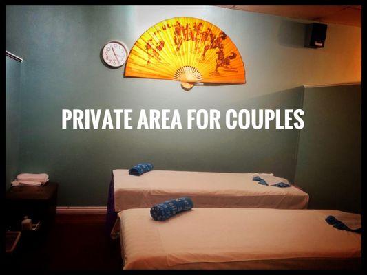 Private area for couples