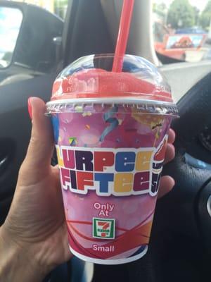 Got my free slurpee! 7/11