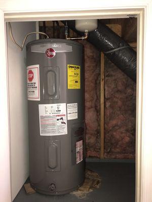 water heater setup