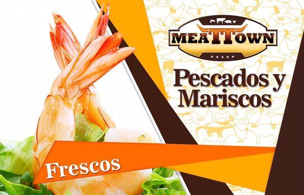 En meattown también podrás conseguir tus pescados y mariscos.