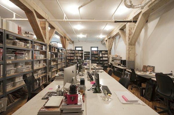 Overall Studio Space with Dedicated Desks