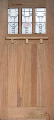 25+ different styles mahogany craftsman door styles.  Stain and install services available.  Custom orders also.  Hard to find 7 ft or 84".