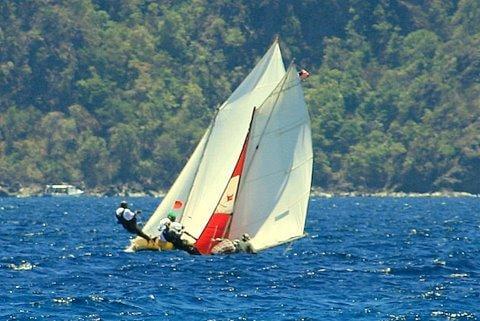 Island Style Canvas racing in the Bequia Easter Regatta in 2009