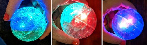 Dollar Tree -- Bouncy LED light ball!