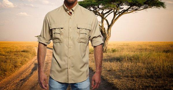 Fishing Shirts, for the safari!  #fishing #fishingshirt #safari #fish #apparel #tackleshop #uniform