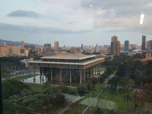 View of the capital Honolulu