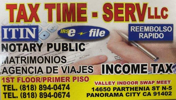 Tax Time Services