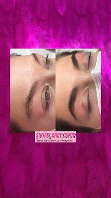 Eyebrow Wax & Tint! Before and After