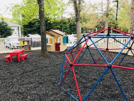 Our newly remodeled preschool playground!